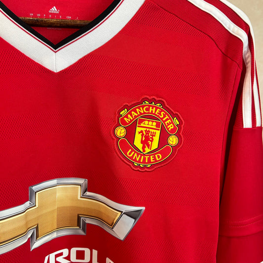2015-16 Manchester United Home L/S Jersey