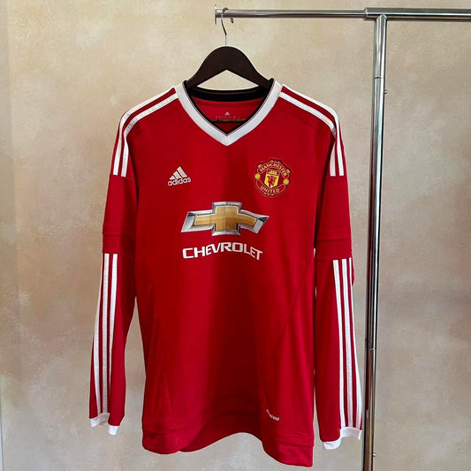 2015-16 Manchester United Home L/S Jersey